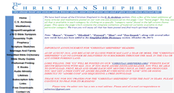 Desktop Screenshot of christianshepherd.org