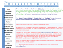 Tablet Screenshot of christianshepherd.org